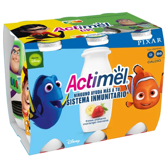 Imagen del producto Actimel Fresa Plátano x8