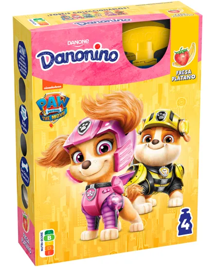 Imagen del producto Danonino Pouch Fresa Plátano