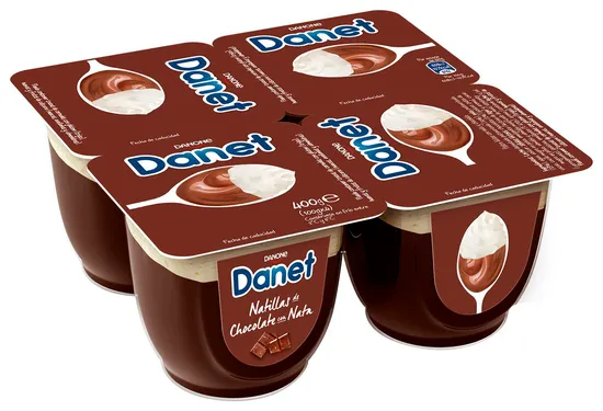 Imagen del producto Danet Doble Placer: Chocolate con Nata