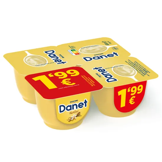 Imagen del producto Danet Natillas de Vainilla x4