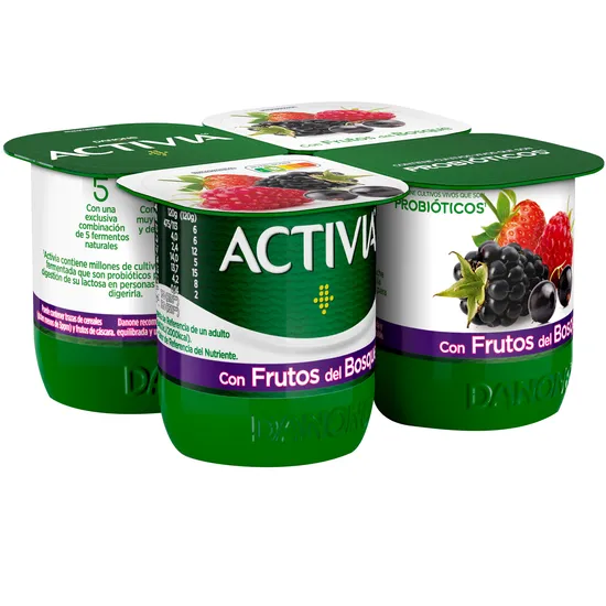 Imagen del producto Activia Con Frutas del bosque