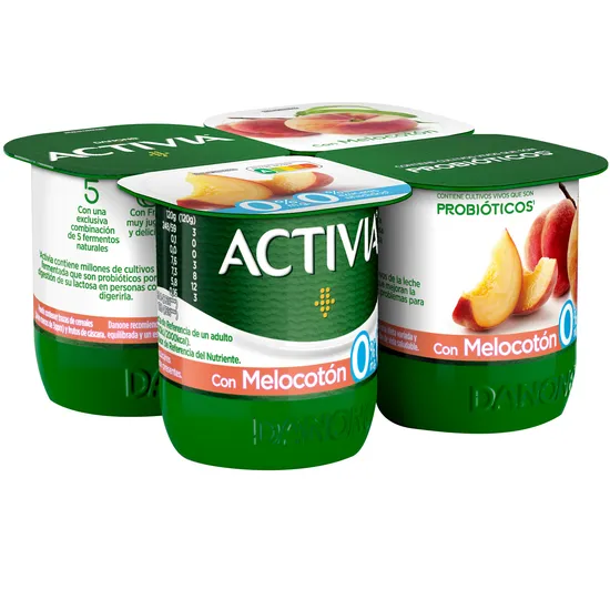 Imagen del producto Activia Con Melocotón 0%