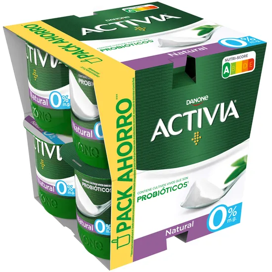 Imagen del producto Activia Natural 0% x8