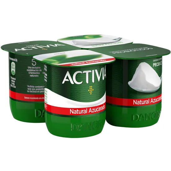 Imagen del producto Activia Natural Azúcarado x4