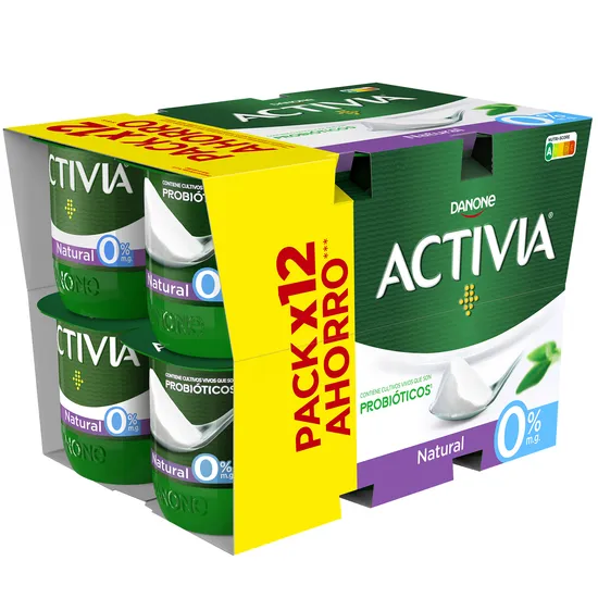 Imagen del producto Activia 0% Natural x12