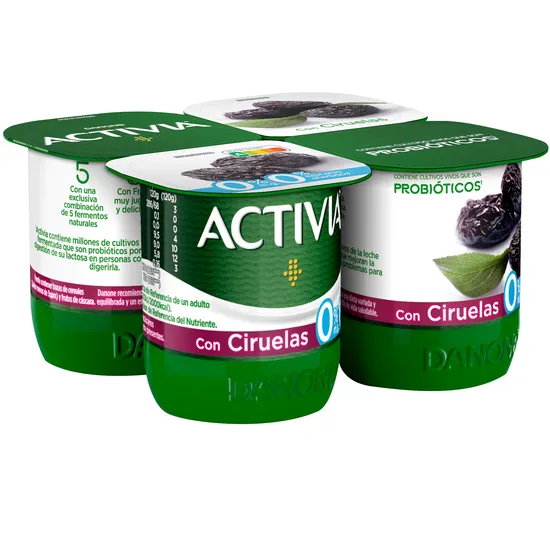 Imagen del producto Activia con Ciruela 0%