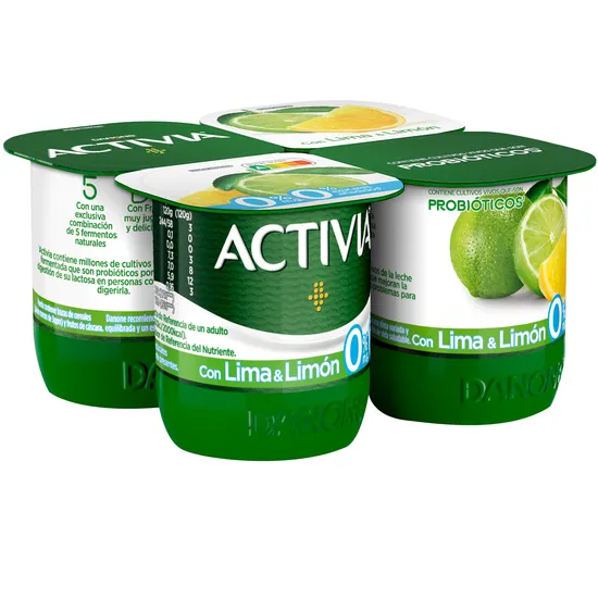 Imagen del producto Activia con Lima Limón 0%