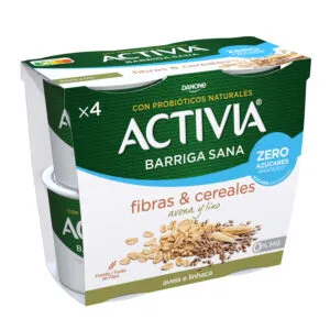 Imagen del producto Activia 0% Avena Lino x4