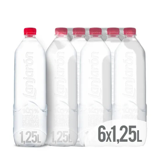 Imagen del producto Lanjarón Naked 1,25L Pack 6 Botellas