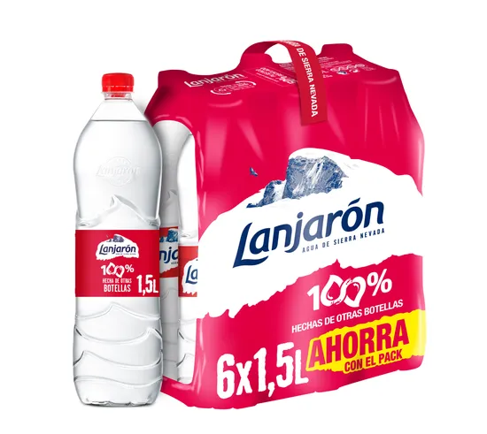 Imagen del producto Lanjarón 1,50L Pack 6 Botellas