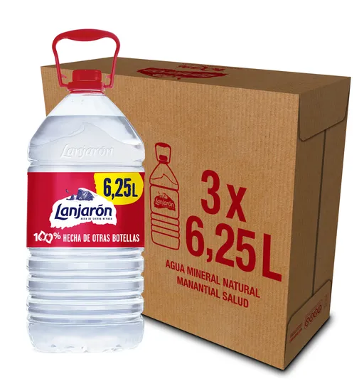 Imagen del producto Lanjarón 6,25L Caja 3 Botellas