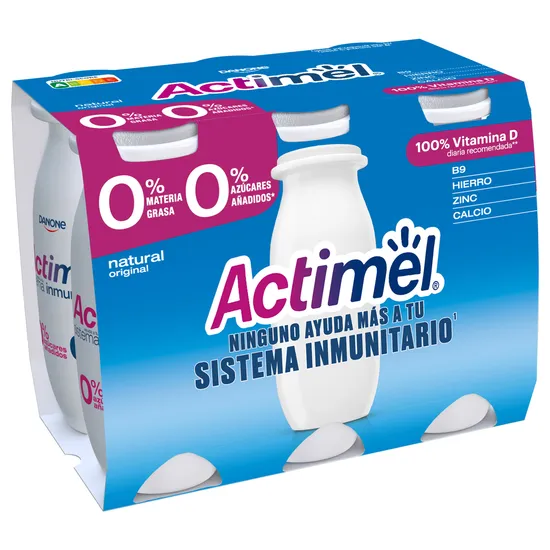 Imagen del producto Actimel 00% Natural x6